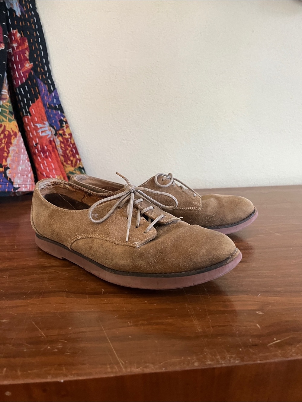 Vintage Suede Rockport Lace-Up Shoes